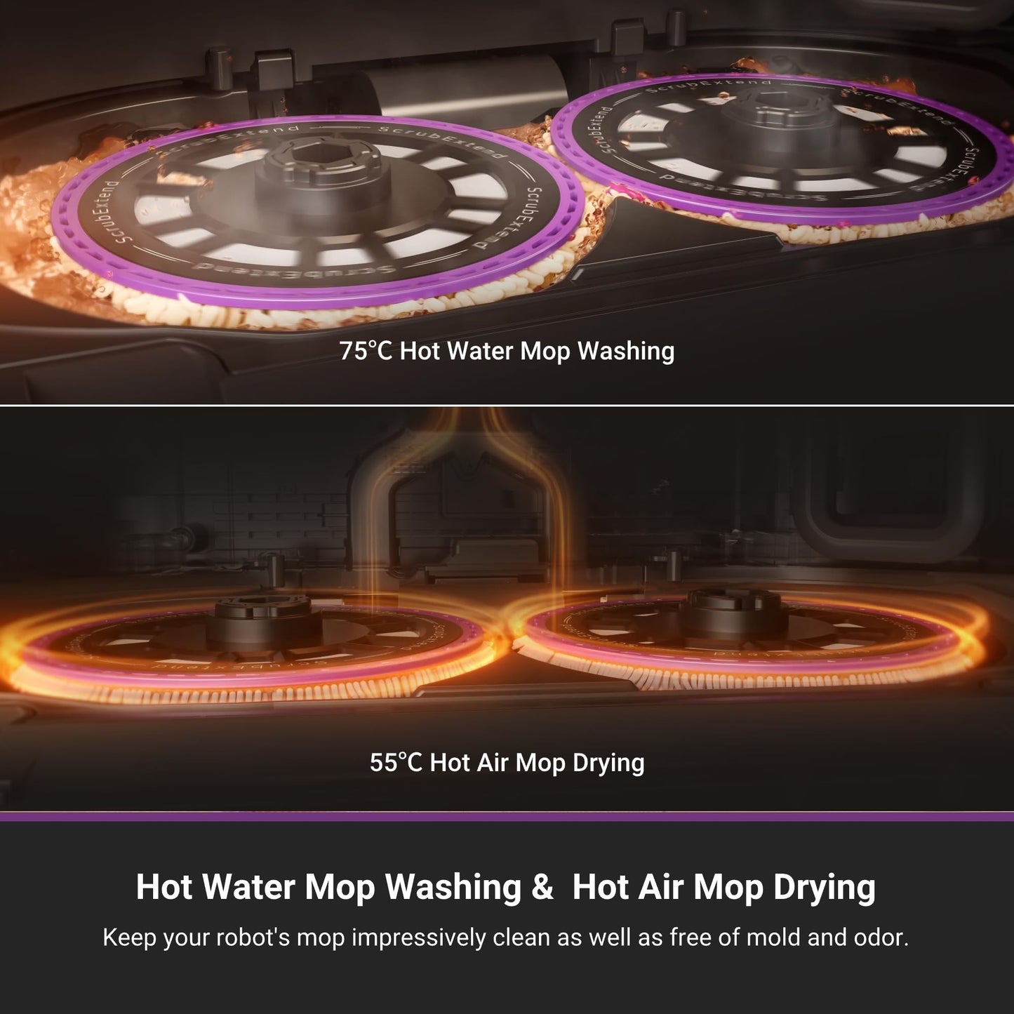 SmartClean Robot Vacuum J15 Pro Ultra Mop with Self Emptying Base