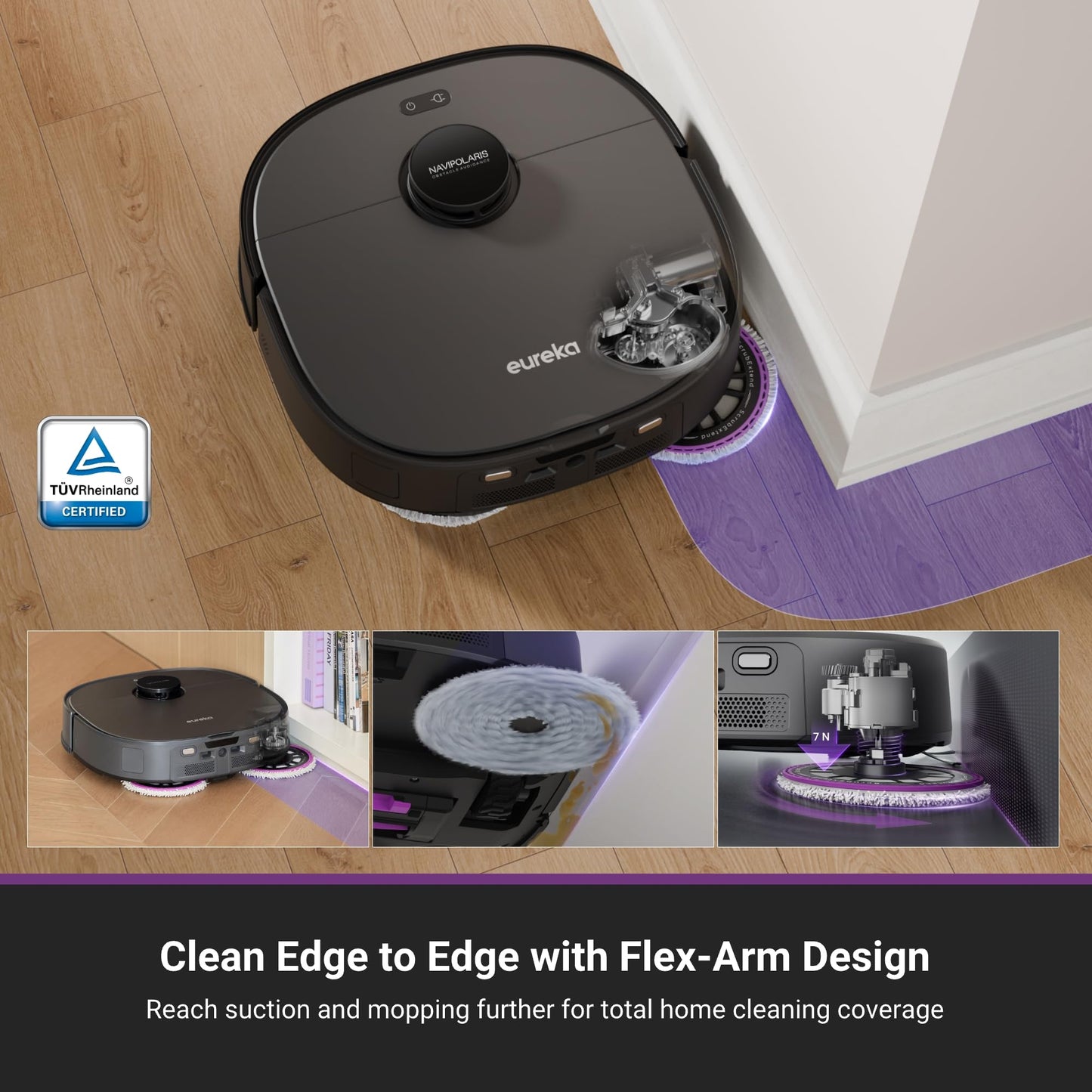 SmartClean Robot Vacuum J15 Pro Ultra Mop with Self Emptying Base